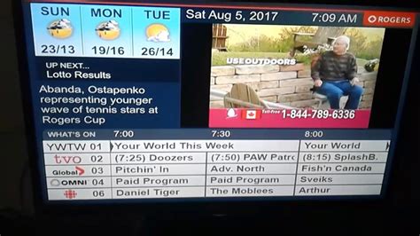 rogers tv schedule changes